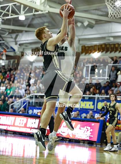 Thumbnail 3 in Noblesville vs Westfield (IHSAA 4A Sectional Semi Final) photogallery.