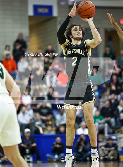 Thumbnail 3 in Noblesville vs Westfield (IHSAA 4A Sectional Semi Final) photogallery.