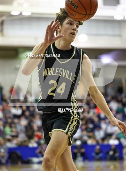 Thumbnail 2 in Noblesville vs Westfield (IHSAA 4A Sectional Semi Final) photogallery.