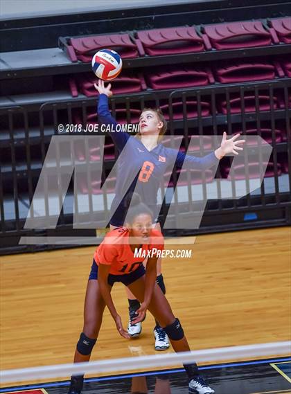 Thumbnail 3 in Brandeis vs Johnson (NEISD Volleyball Tournament) photogallery.
