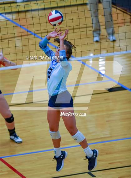 Thumbnail 1 in Brandeis vs Johnson (NEISD Volleyball Tournament) photogallery.