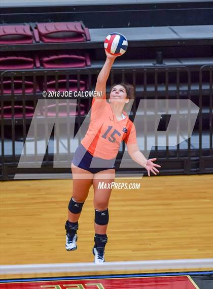 Thumbnail 1 in Brandeis vs Johnson (NEISD Volleyball Tournament) photogallery.