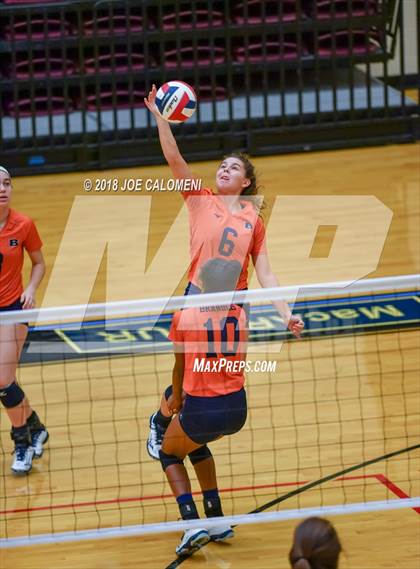 Thumbnail 2 in Brandeis vs Johnson (NEISD Volleyball Tournament) photogallery.