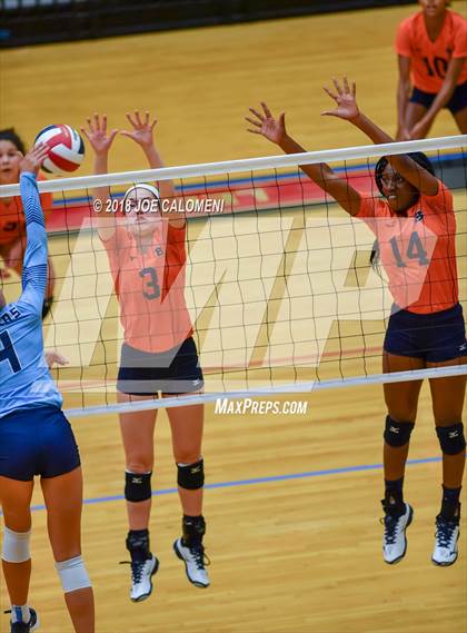 Thumbnail 1 in Brandeis vs Johnson (NEISD Volleyball Tournament) photogallery.