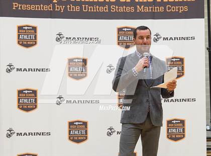Thumbnail 1 in Marines H.S. Male Athlete of the Month - Connor Blend photogallery.