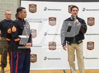 Thumbnail 1 in Marines H.S. Male Athlete of the Month - Connor Blend photogallery.