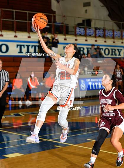 Thumbnail 1 in Polytechnic vs. Bishop Conaty-Loretto (San Marino Tournament) photogallery.