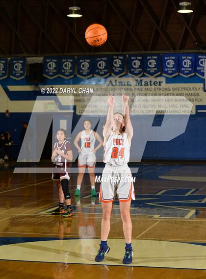 Thumbnail 2 in Polytechnic vs. Bishop Conaty-Loretto (San Marino Tournament) photogallery.