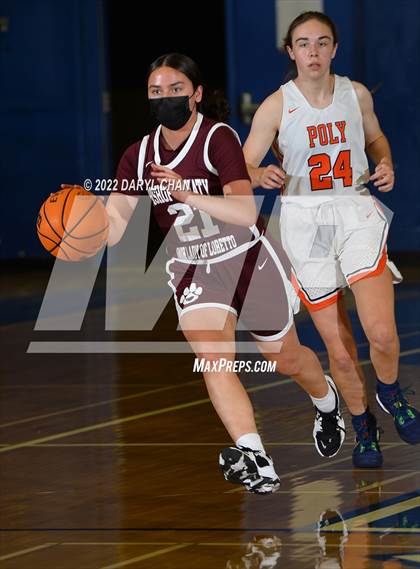 Thumbnail 3 in Polytechnic vs. Bishop Conaty-Loretto (San Marino Tournament) photogallery.
