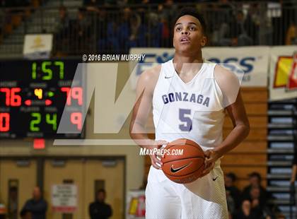 Thumbnail 1 in Sierra Canyon vs. Gonzaga (Les Schwab Invitational) photogallery.