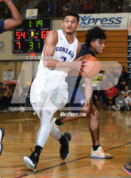 Thumbnail 3 in Sierra Canyon vs. Gonzaga (Les Schwab Invitational) photogallery.