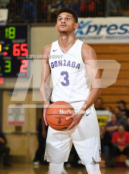 Thumbnail 2 in Sierra Canyon vs. Gonzaga (Les Schwab Invitational) photogallery.
