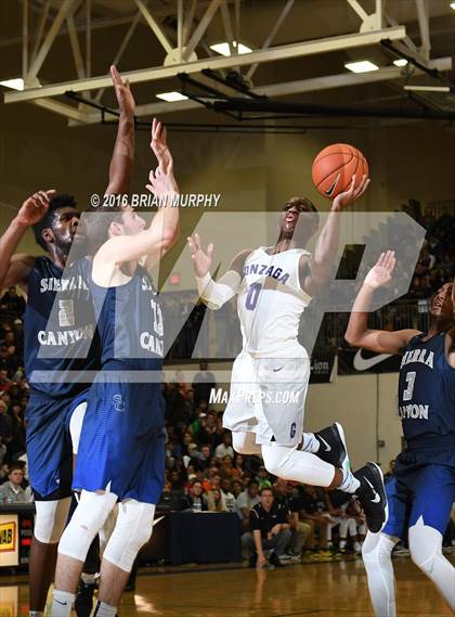 Thumbnail 1 in Sierra Canyon vs. Gonzaga (Les Schwab Invitational) photogallery.