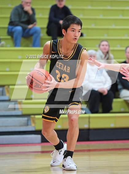 Thumbnail 1 in Cedar Grove vs Verona (Holiday Tournament) photogallery.