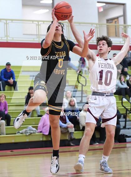 Thumbnail 2 in Cedar Grove vs Verona (Holiday Tournament) photogallery.