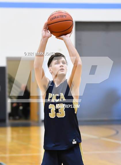 Thumbnail 2 in Pusch Ridge Christian Academy vs. Horizon Honors (Valley Christian Boys Basketball Thanksgiving Tournament) photogallery.