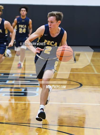Thumbnail 3 in Pusch Ridge Christian Academy vs. Horizon Honors (Valley Christian Boys Basketball Thanksgiving Tournament) photogallery.