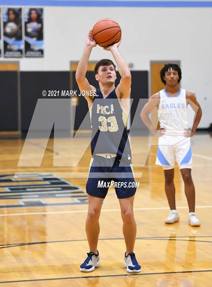 Thumbnail 1 in Pusch Ridge Christian Academy vs. Horizon Honors (Valley Christian Boys Basketball Thanksgiving Tournament) photogallery.