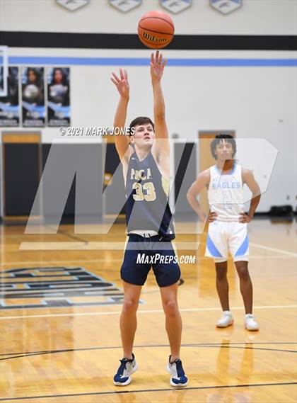Thumbnail 3 in Pusch Ridge Christian Academy vs. Horizon Honors (Valley Christian Boys Basketball Thanksgiving Tournament) photogallery.