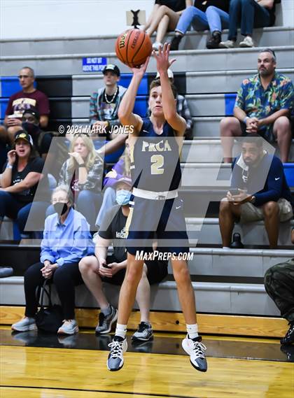 Thumbnail 2 in Pusch Ridge Christian Academy vs. Horizon Honors (Valley Christian Boys Basketball Thanksgiving Tournament) photogallery.