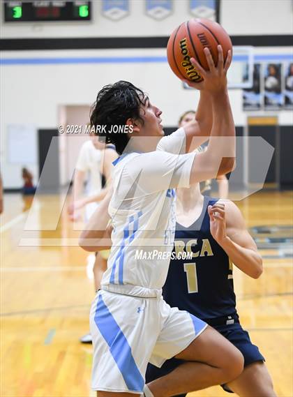 Thumbnail 1 in Pusch Ridge Christian Academy vs. Horizon Honors (Valley Christian Boys Basketball Thanksgiving Tournament) photogallery.