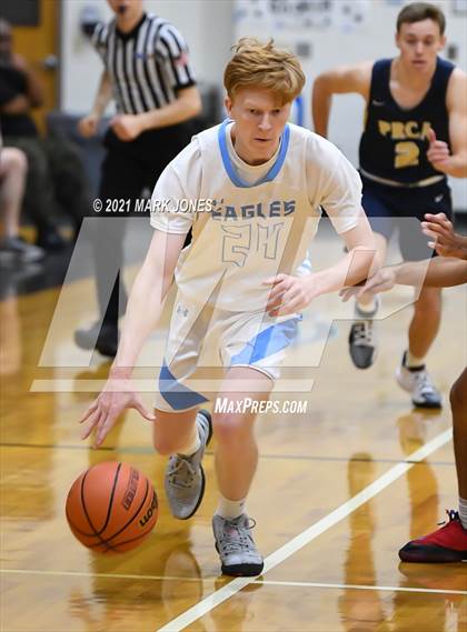 Thumbnail 3 in Pusch Ridge Christian Academy vs. Horizon Honors (Valley Christian Boys Basketball Thanksgiving Tournament) photogallery.