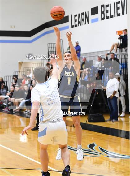 Thumbnail 3 in Pusch Ridge Christian Academy vs. Horizon Honors (Valley Christian Boys Basketball Thanksgiving Tournament) photogallery.