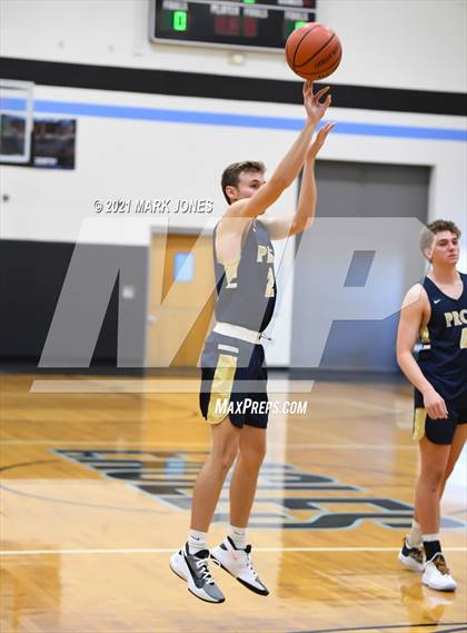 Thumbnail 3 in Pusch Ridge Christian Academy vs. Horizon Honors (Valley Christian Boys Basketball Thanksgiving Tournament) photogallery.