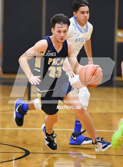 Thumbnail 1 in Pusch Ridge Christian Academy vs. Horizon Honors (Valley Christian Boys Basketball Thanksgiving Tournament) photogallery.
