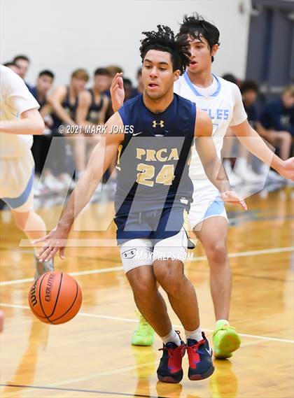 Thumbnail 2 in Pusch Ridge Christian Academy vs. Horizon Honors (Valley Christian Boys Basketball Thanksgiving Tournament) photogallery.