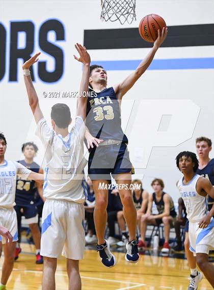 Thumbnail 2 in Pusch Ridge Christian Academy vs. Horizon Honors (Valley Christian Boys Basketball Thanksgiving Tournament) photogallery.