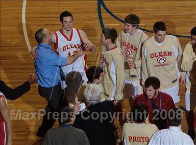 Thumbnail 2 in Olean vs Malverne (NYSPHSAA Class B Final) photogallery.