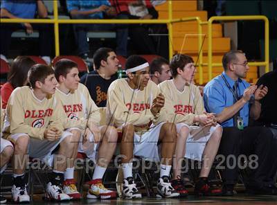 Thumbnail 2 in Olean vs Malverne (NYSPHSAA Class B Final) photogallery.