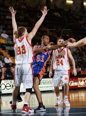 Thumbnail 3 in Olean vs Malverne (NYSPHSAA Class B Final) photogallery.