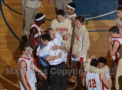 Thumbnail 2 in Olean vs Malverne (NYSPHSAA Class B Final) photogallery.