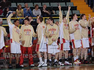 Thumbnail 1 in Olean vs Malverne (NYSPHSAA Class B Final) photogallery.