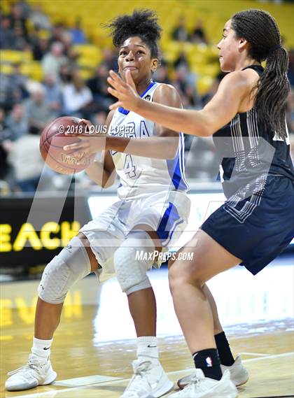 Thumbnail 2 in Ribet Academy @ Serra (CIF DIV 1 Southern Regional Final) photogallery.