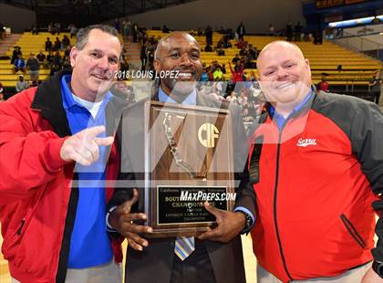 Thumbnail 2 in Ribet Academy @ Serra (CIF DIV 1 Southern Regional Final) photogallery.