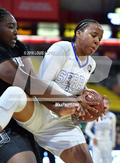 Thumbnail 2 in Ribet Academy @ Serra (CIF DIV 1 Southern Regional Final) photogallery.