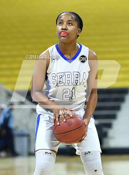 Thumbnail 2 in Ribet Academy @ Serra (CIF DIV 1 Southern Regional Final) photogallery.