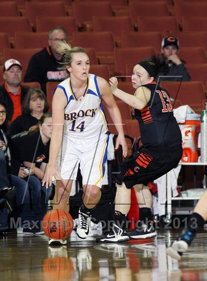 Thumbnail 1 in Brock vs. Centerville (UIL 2A Semifinal) photogallery.