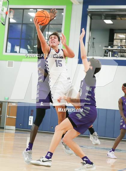 Thumbnail 3 in Calvary Day vs First Baptist School (Lowcountry Roundball Classic) photogallery.