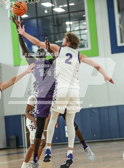 Thumbnail 2 in Calvary Day vs First Baptist School (Lowcountry Roundball Classic) photogallery.