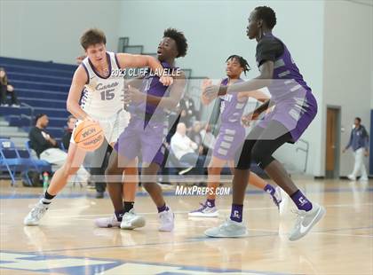 Thumbnail 2 in Calvary Day vs First Baptist School (Lowcountry Roundball Classic) photogallery.