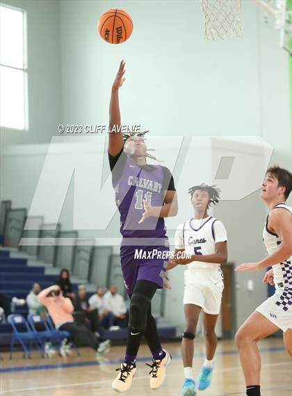 Thumbnail 2 in Calvary Day vs First Baptist School (Lowcountry Roundball Classic) photogallery.