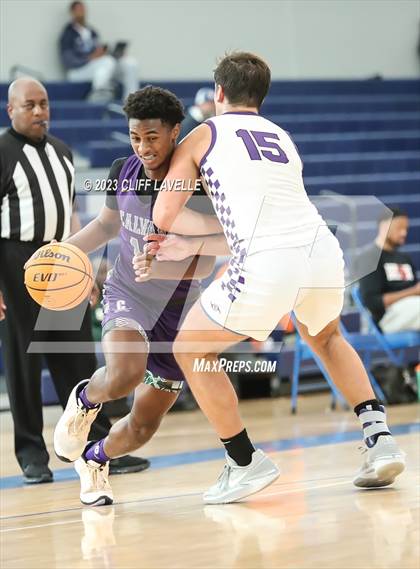 Thumbnail 2 in Calvary Day vs First Baptist School (Lowcountry Roundball Classic) photogallery.
