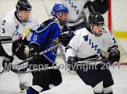 Thumbnail 2 in East Catholic vs. Wilton (CIAC Division 2 Quarterfinal) photogallery.