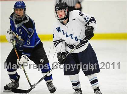 Thumbnail 2 in East Catholic vs. Wilton (CIAC Division 2 Quarterfinal) photogallery.