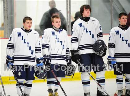 Thumbnail 3 in East Catholic vs. Wilton (CIAC Division 2 Quarterfinal) photogallery.