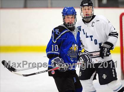 Thumbnail 2 in East Catholic vs. Wilton (CIAC Division 2 Quarterfinal) photogallery.